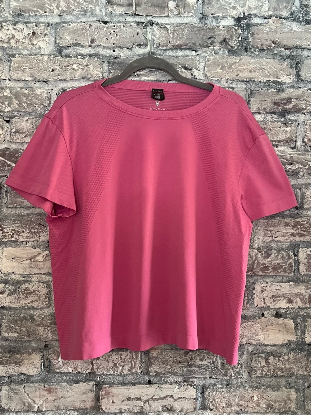Spyder Active Rose Pink Short-Sleeve Performance Tee excellent condition